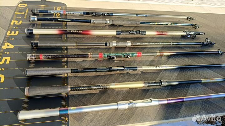 Телескопические удилища удочки Япония