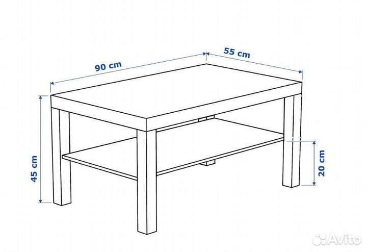 Журнальный столик IKEA