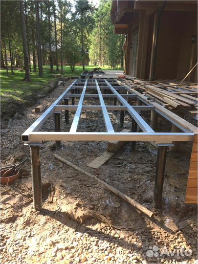 Сваи. Реконструкция фундамента винтовыми сваями