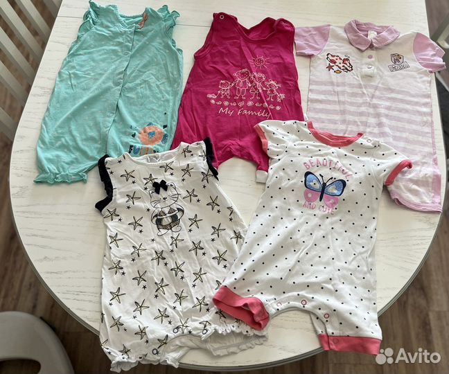 Пакет вещей на девочку 6 мес 9 мес 12 мес