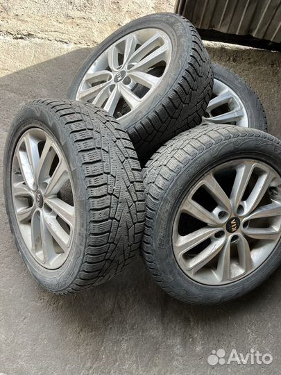 Колеса в сборе r17 зимние 5 114.3