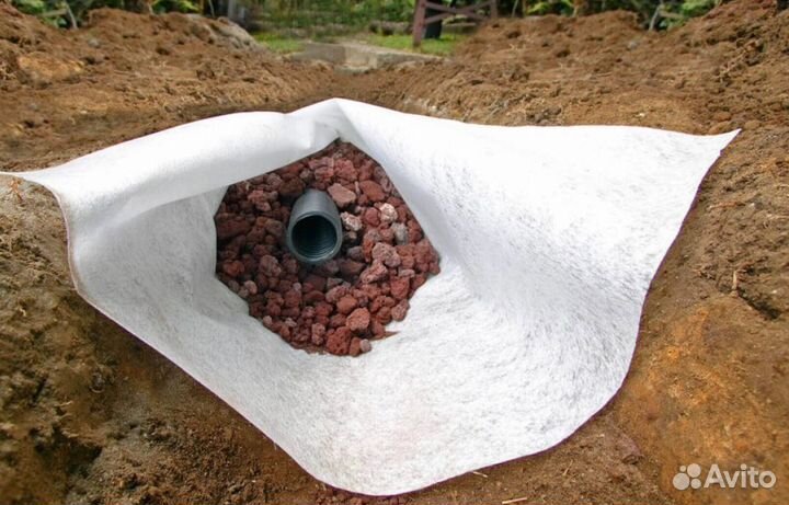 Геотекстиль для дренажа 100 метров