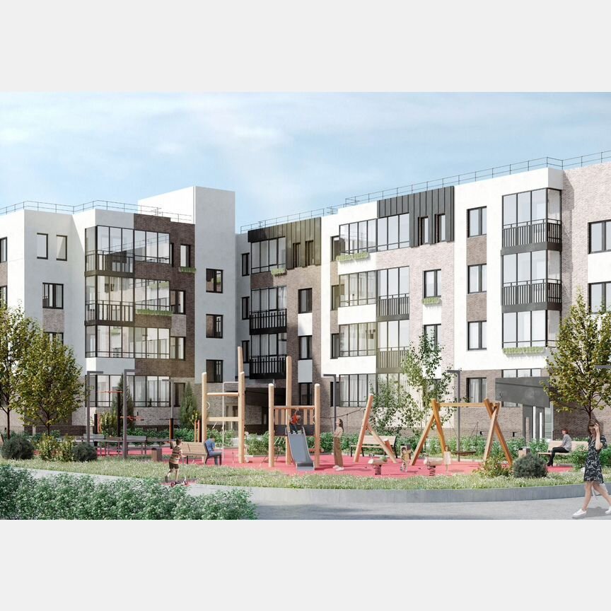 1-к. квартира, 47,7 м², 1/4 эт.