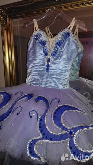 Пачка балетная. Голубая. Почти новая