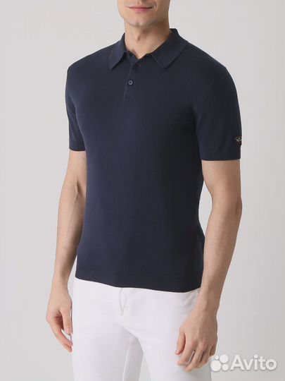 Поло хлопковое Paul & Shark