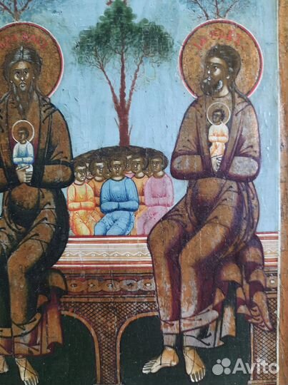 Старинные иконы. Образ святых Праотцов