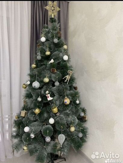 Елка сосна искусственная с шишками