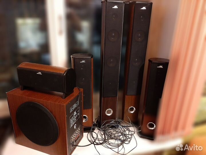 Акустические колонки 5.1 ave c-160c