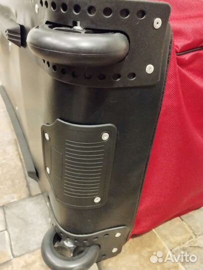 Хоккейный баул детский красно-черный дно пвх