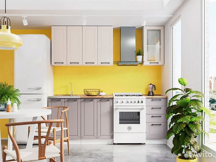 Кухня Кельн корпус шнуп 1000 бел фасад шнуп 1000 с