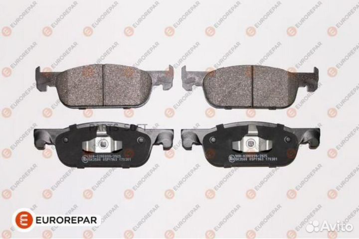 Eurorepar 1639377680 Колодки тормозные перед