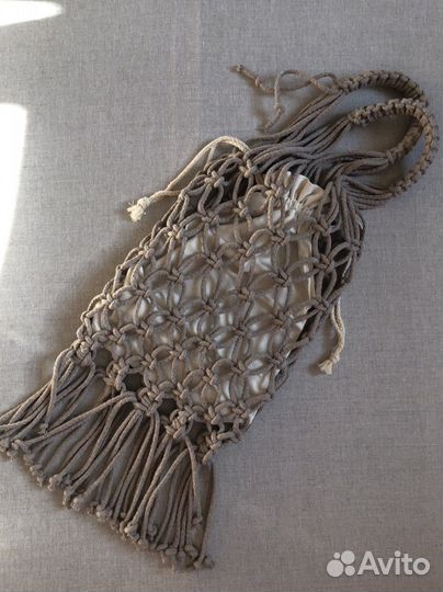 Авоська макраме из хлопкового шнура