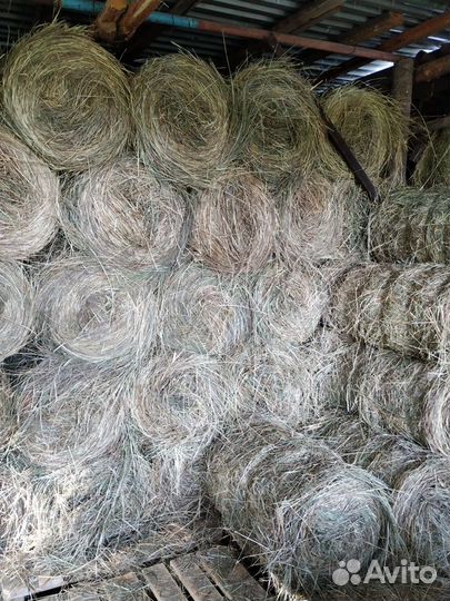 Сено в рулонах по 20 кг