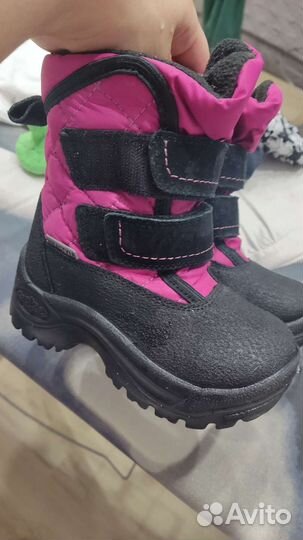 Сапоги зимние на девочку
