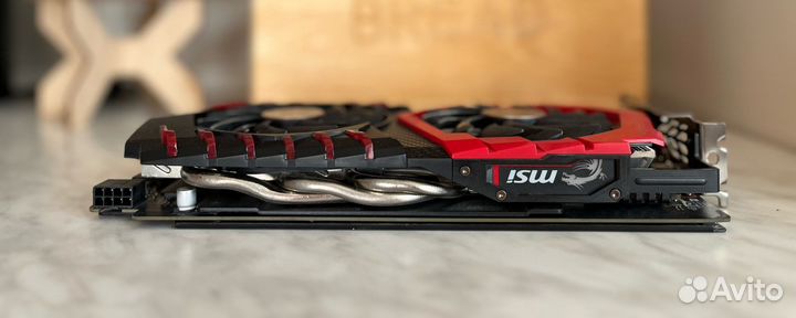 Игровая видеокарта GTX MSI Gaming X 1060 6gb