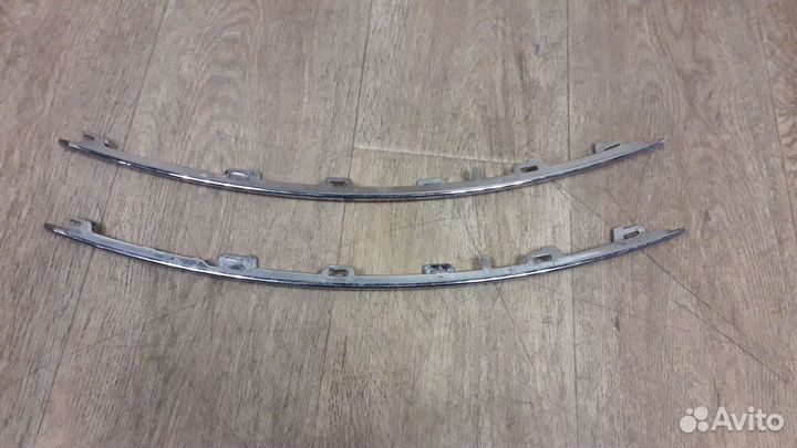 Молдинг переднего бампера левый peugeot 408 2015