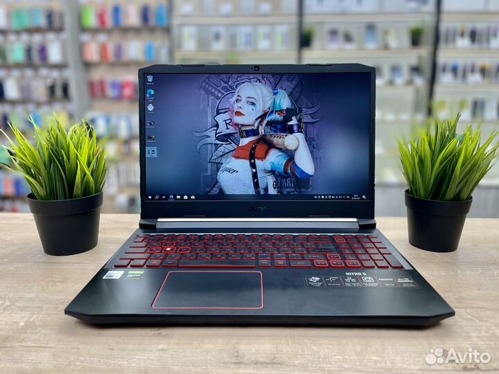 Игровой ноутбук Acer Nitro 5 i5-10/GTX1650Ti