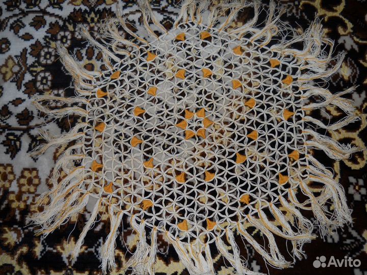 Салфетки вязаные кружевные Винтаж