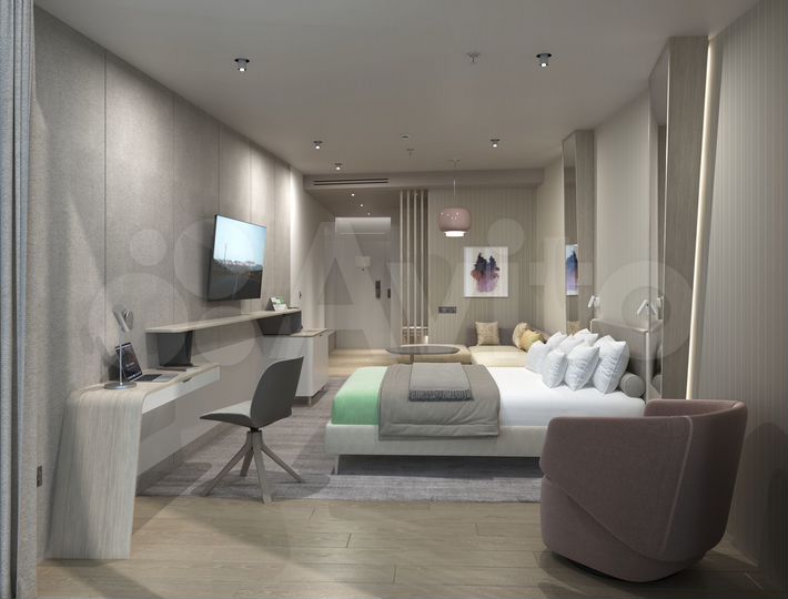 Квартира-студия, 33,9 м² (Грузия)
