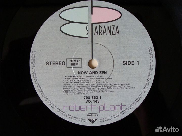 Robert Plant (Led Zeppelin) LP 1982,1983,1988г