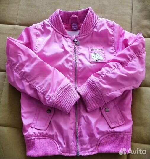 Куртка бомбер для девочки