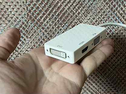 Переходник Thunderbolt - hdmi,VGA,DVI