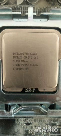 Материнская плата с процессором Intel