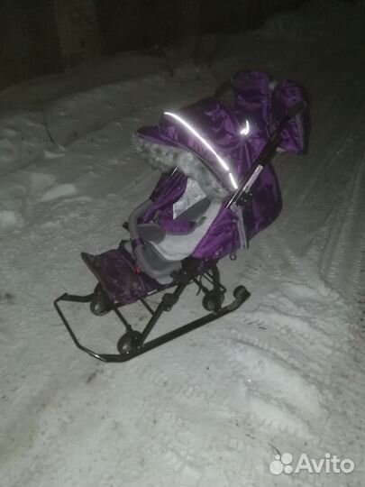 Коляска санки