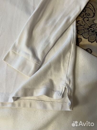 Рубашка поло белая для школы