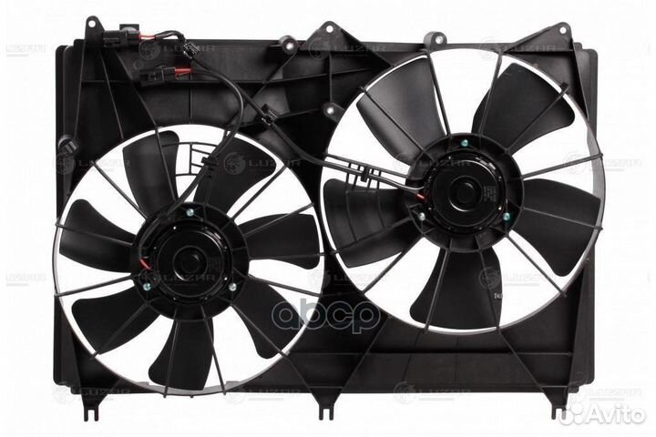 Э/вентилятор охл. с кожухом (2 вент.) для а/м S