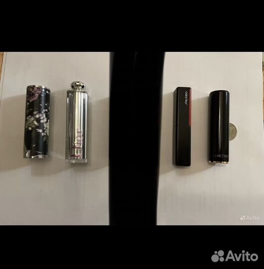 Помады Dior, Givenshy, Lancome, Shiseido