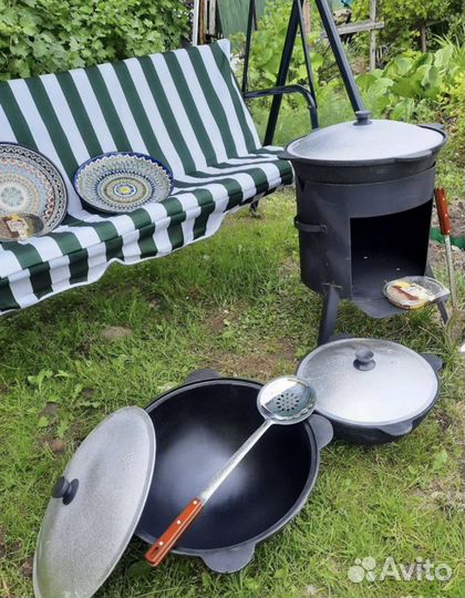 Чугyнный казан 4л