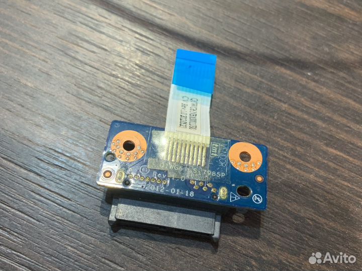 Плата разъема DVD на шлейфе Lenovo G570 G575