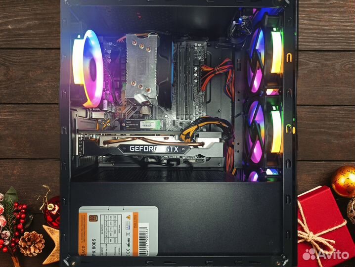 Игр пк Ryzen5-2700 GTX1660super-6Gb 16Gb nvme