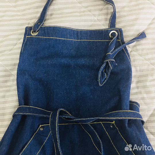 Фартук ткань джинсовая плотная