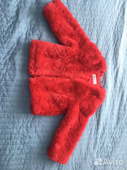 Полушубок на девочку H&M 2-4 лет