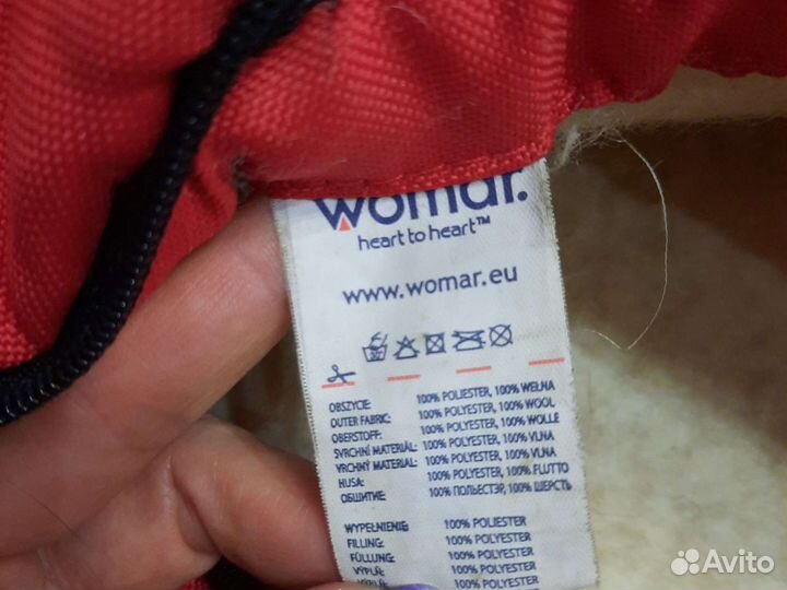 Шерстяной конверт в санки или коляску