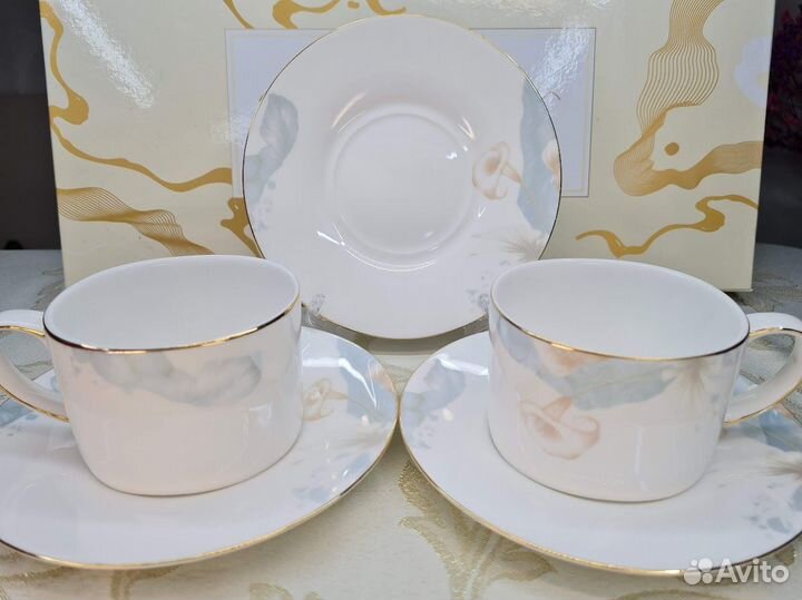 Чайные пары Daiquiri Костяной фарфор, 220 мл