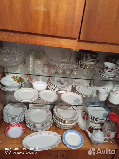 Хрусталь, посуда, половники