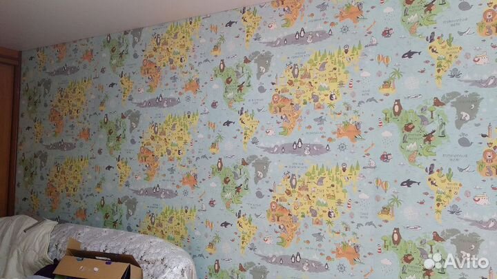 Поклейка и демонтаж обоев