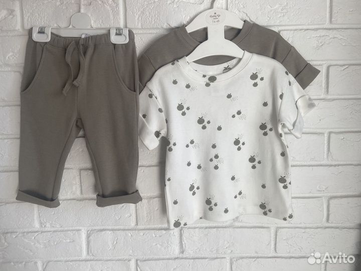 Комплект zipkidz 80, штаны + футболки