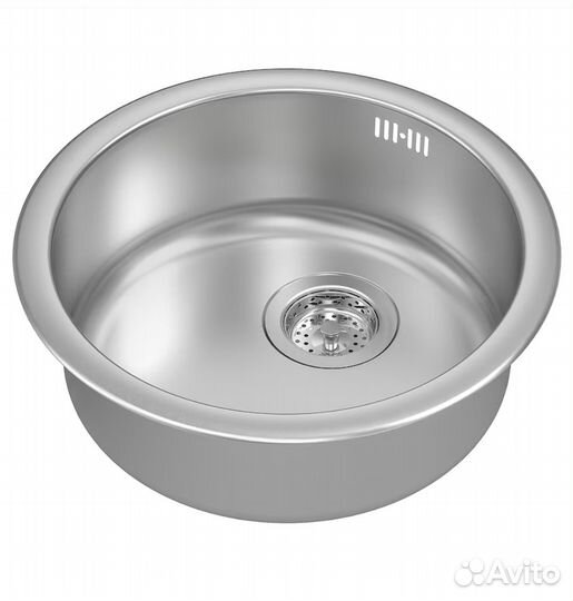 Мойка круглая икея для кухни из нержавейки бу