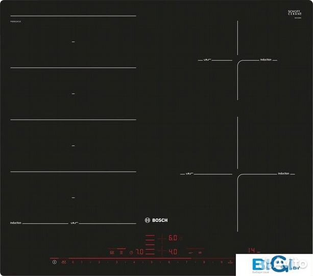 Варочная панель Bosch PXE601DC1E черный