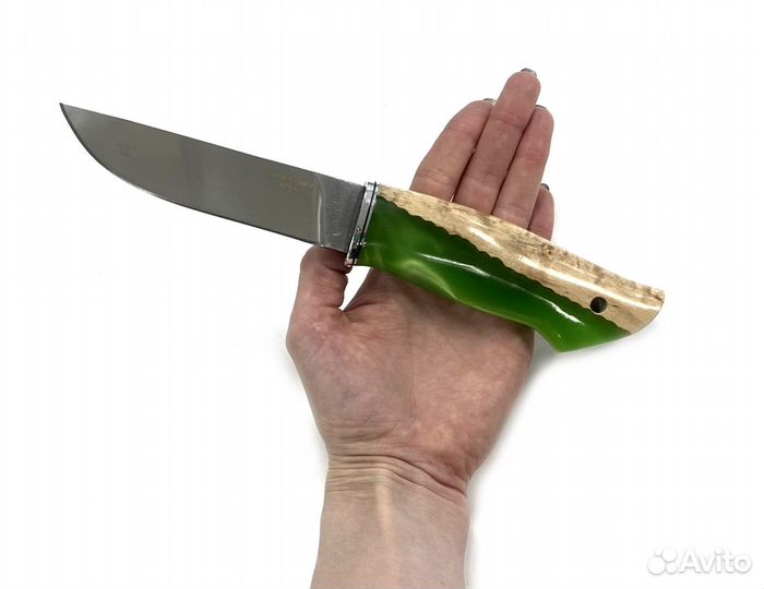 Нож Носорог, Х12мф, стабилизированная карельская б