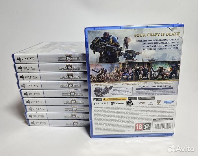 Warhammer 40.000 Space Marine 2 ps5 диск