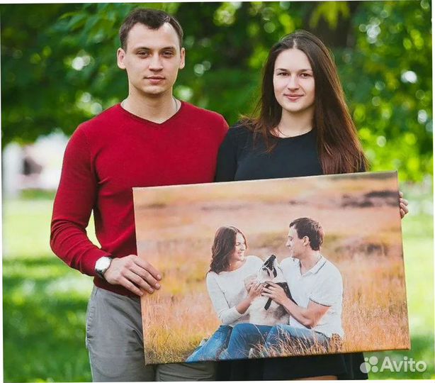 Портрет на холсте по фото