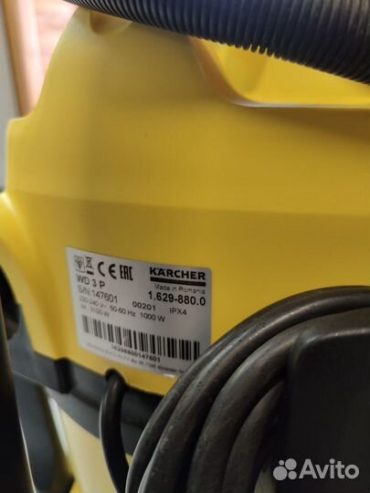 Пылесос karcher WD 3 p