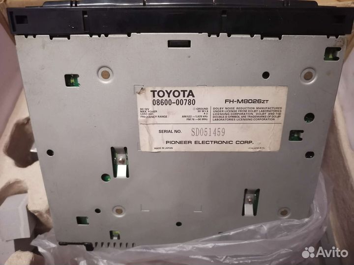 Магнитола Toyota оригинал