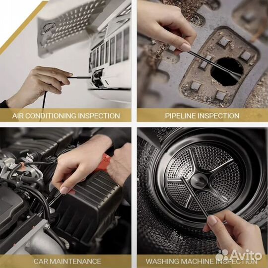 Видеоэндоскоп ручной 5 метров 2600 mAh опт