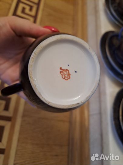 Чайный сервиз (лфз, кобальт)